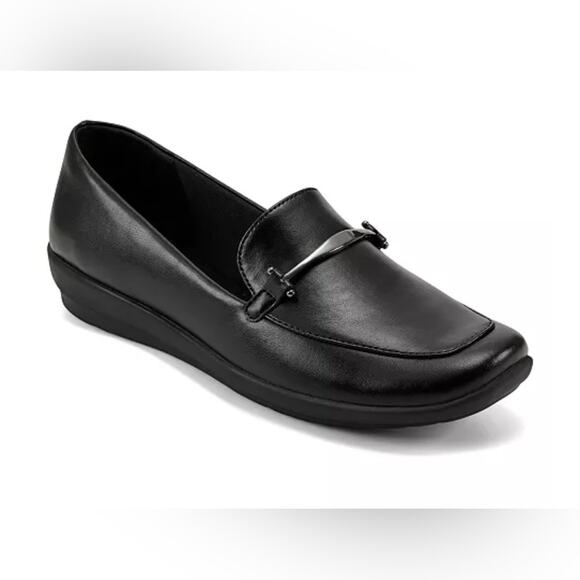Woman’s Easy Spirit Arena Slip on Flats Black Size 7 - Picture 1 of 6